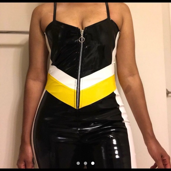 COPY - Pretty little thing latex jumpsuit - Picture 3 of 3